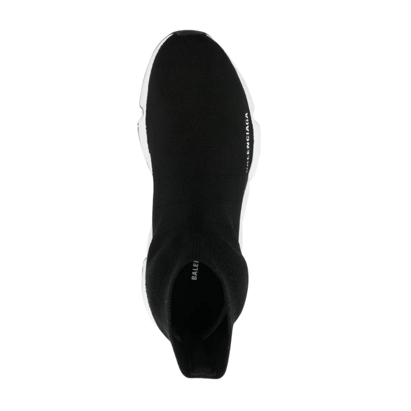 Balenciaga Trainer Speed Sneakers Black White