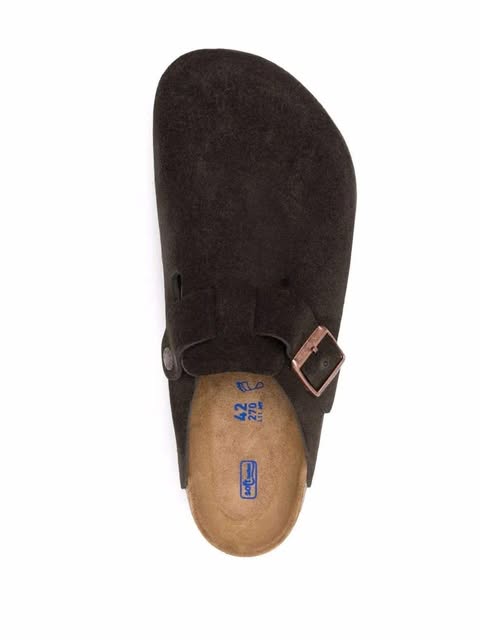 Birkenstock Boston mocha slipper