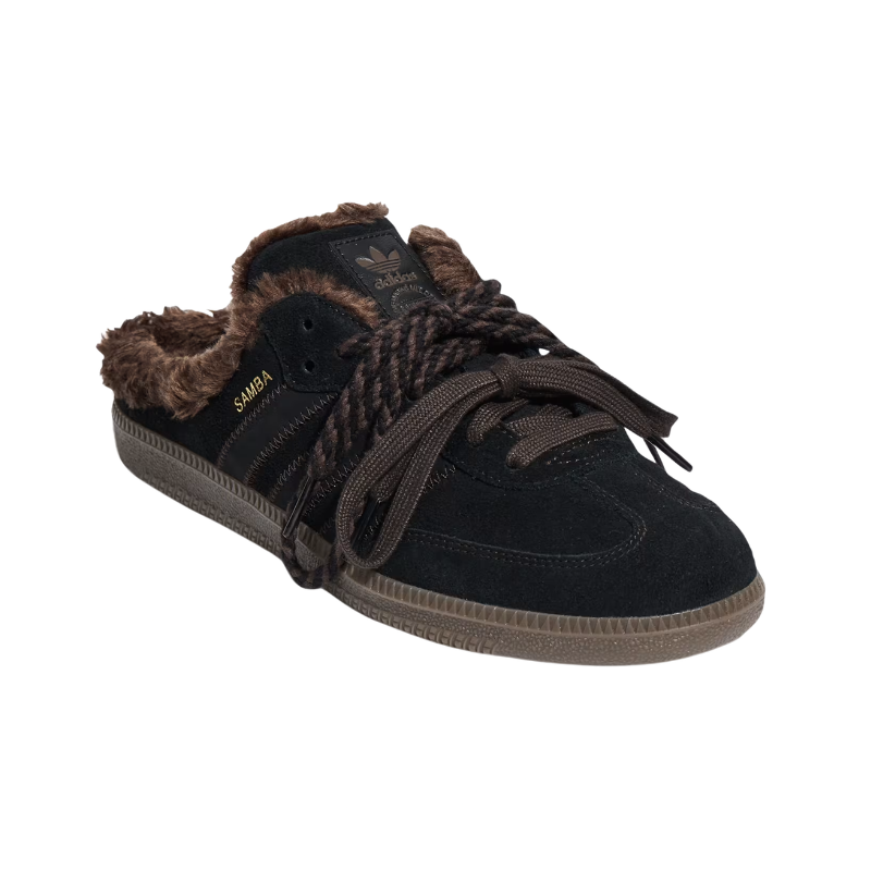 Adidas Samba OG Mule Black Dark Brown
