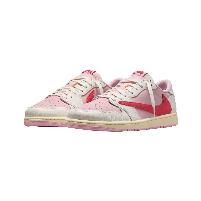 Air Jordan 1 Retro Low OG SP Travis Scott Sail Tropical Pink