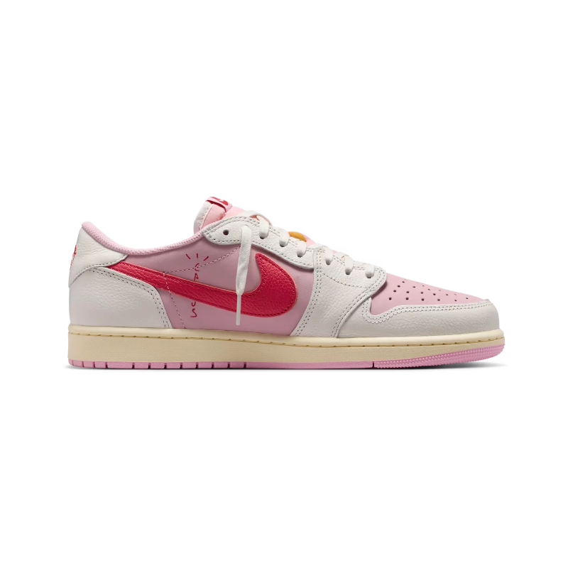 Air Jordan 1 Retro Low OG SP Travis Scott Sail Tropical Pink