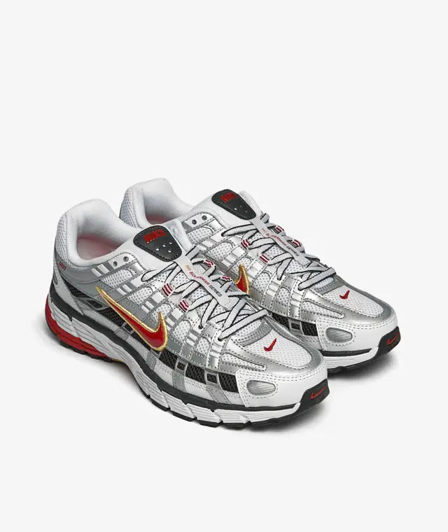Nike P-6000 white varsity red