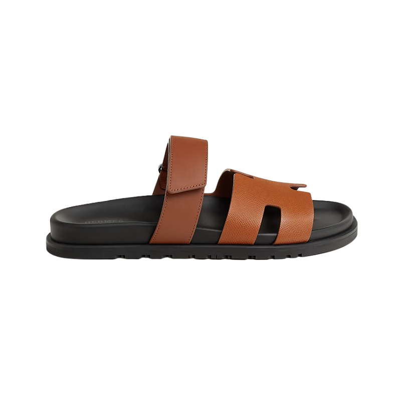Hermès Chypre sandal Brown Black
