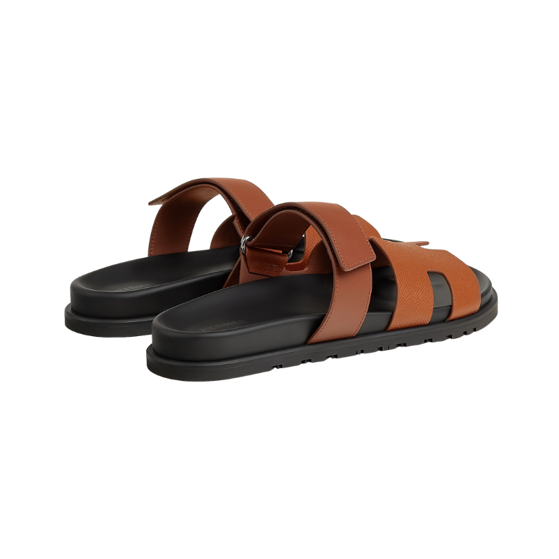 Hermès Chypre sandal Brown Black