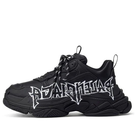 Balenciaga Triple S Diy Metal ‘Black White’