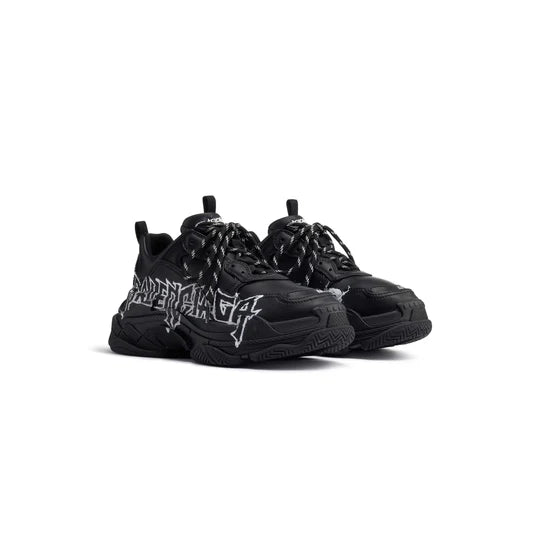 Balenciaga Triple S Diy Metal ‘Black White’