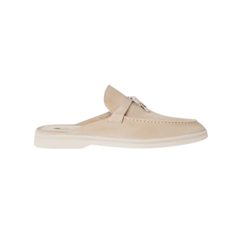 Loro Piana Babouche Charms Walk mule Beige