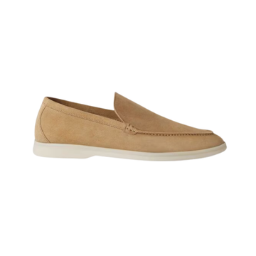 Loro Piana Summer Charms Walk loafers Light Wood Smoke