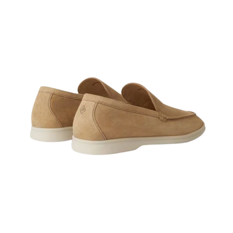 Loro Piana Summer Charms Walk loafers Light Wood Smoke