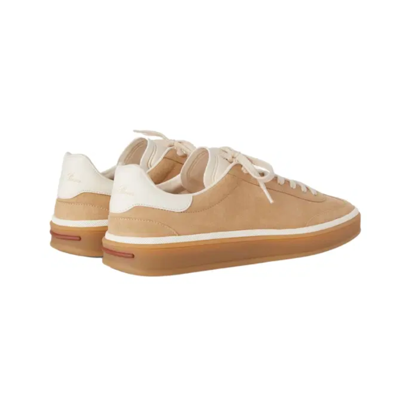 Loro Piana Tennis Walk Sneakers Beige