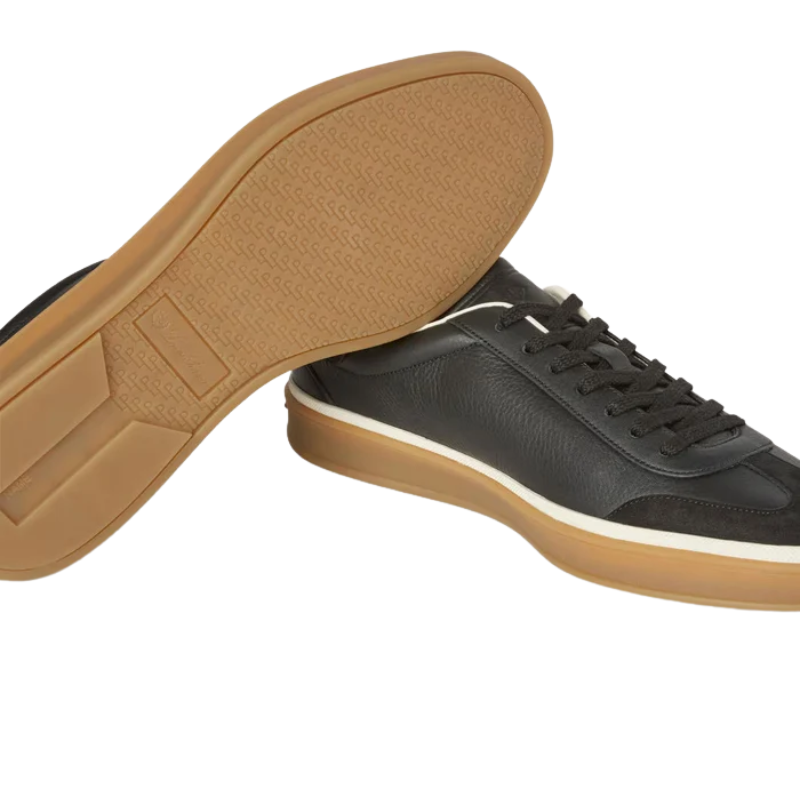 Loro Piana Tennis Walk Sneakers Black