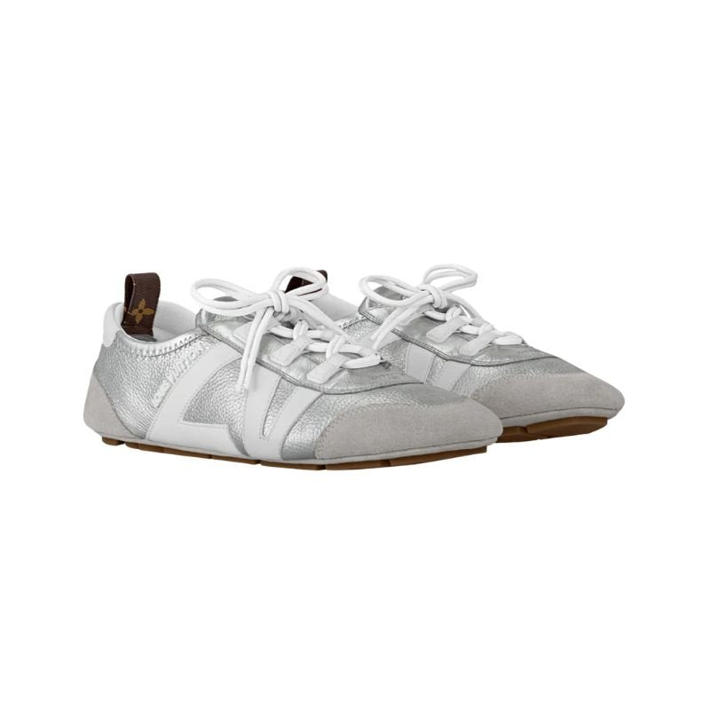 Louis Vuitton LV Sneakerina Metallic Silver