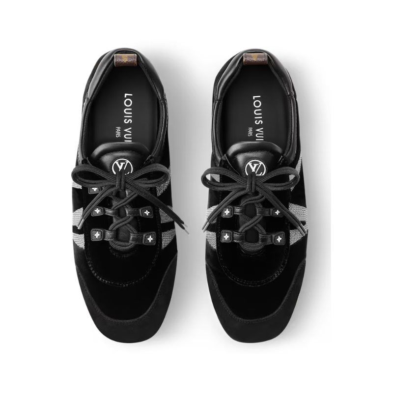 Louis Vuitton LV Sneakerina Black Velvet
