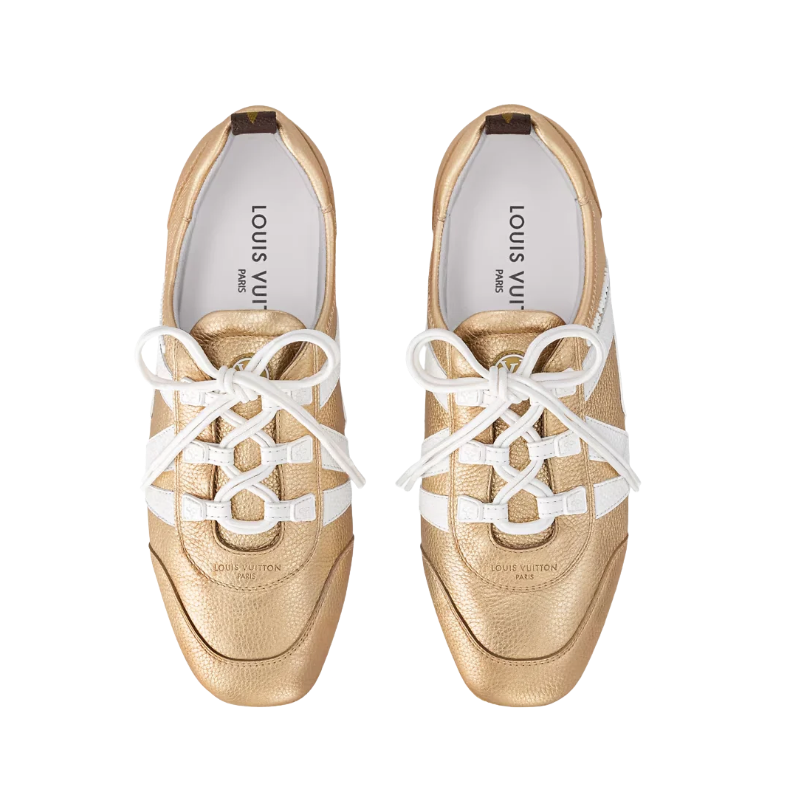 Louis Vuitton Sneakerina Metallic Gold