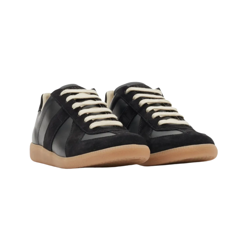 Maison Margiela Replica nappa leather suede Black