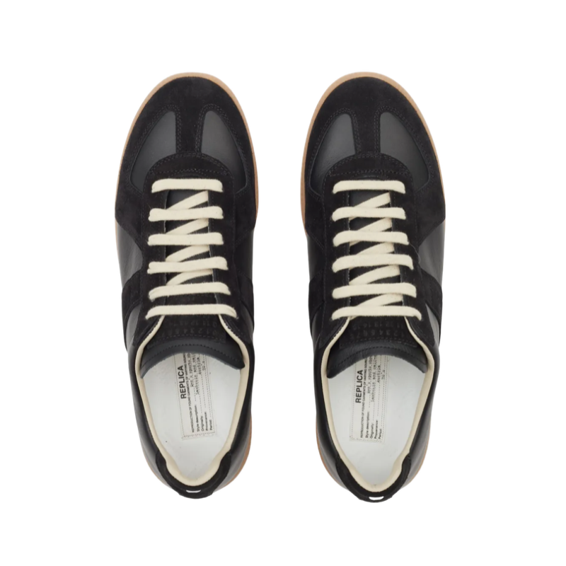 Maison Margiela Replica nappa leather suede Black