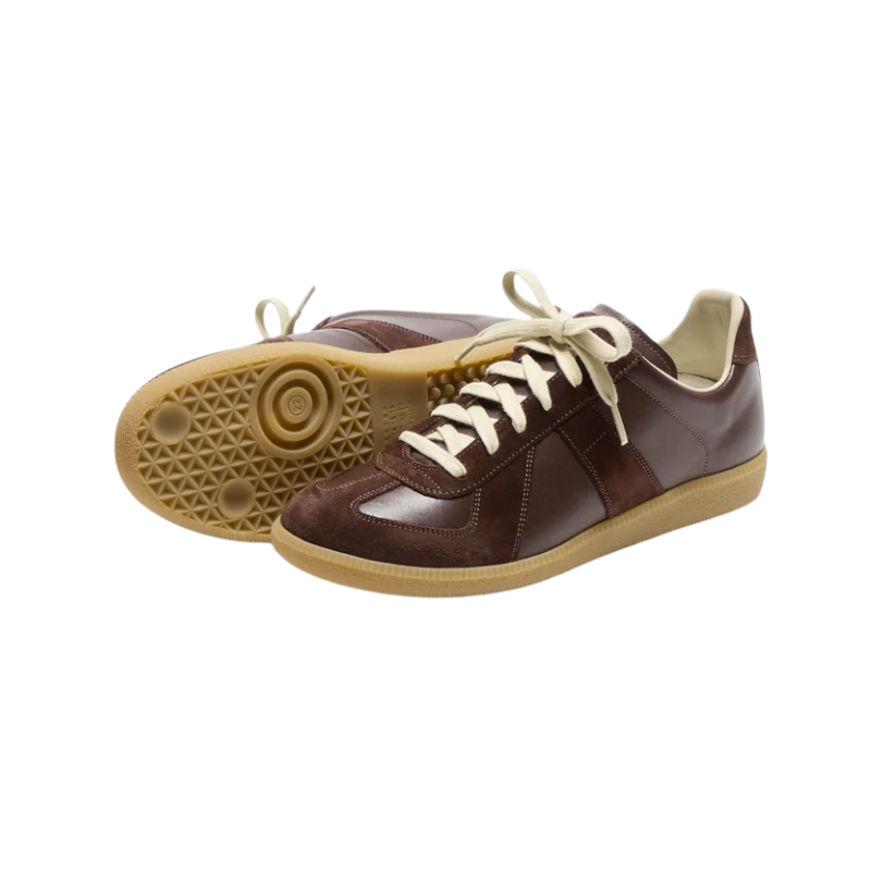 Maison Margiela Replica nappa leather suede Dark Brown