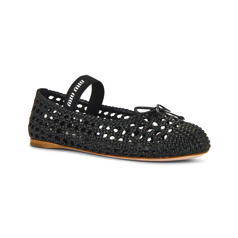 Miu Miu ballet flats Black