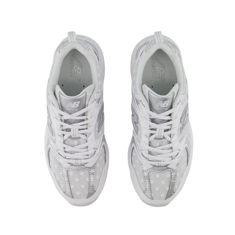 New Balance 530 Silver Metallic Polka Dots