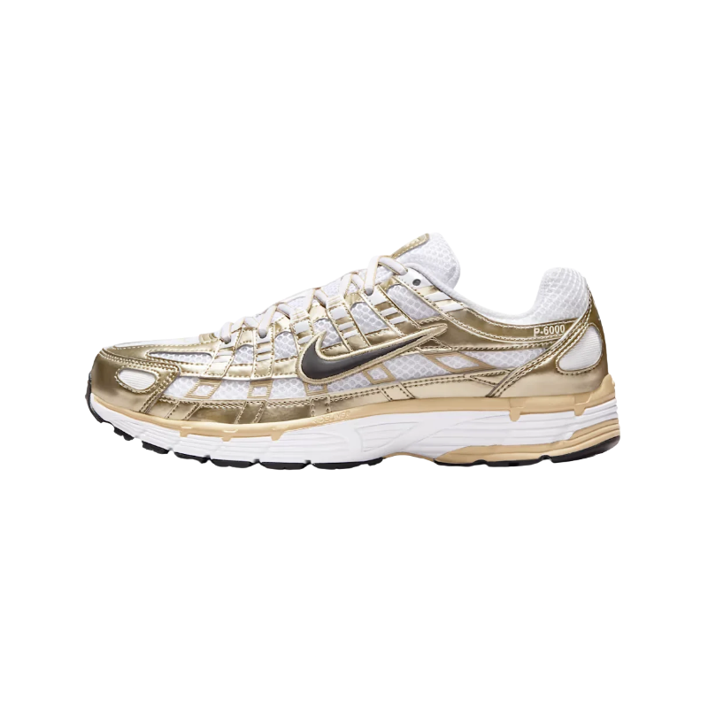 Nike P-6000 Metallic Gold Grain Black