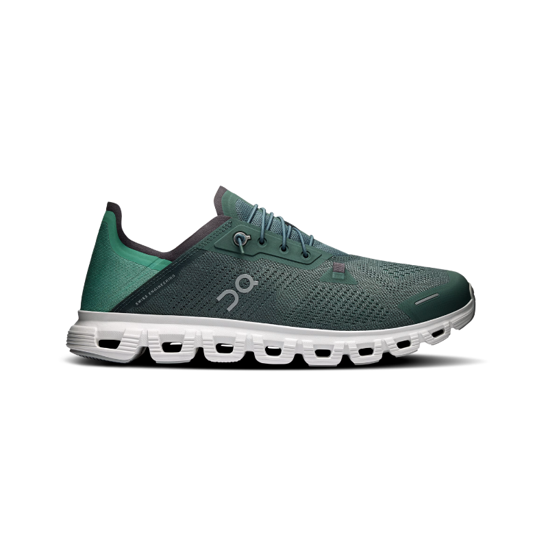 On Cloud 6 Coast Olive and White