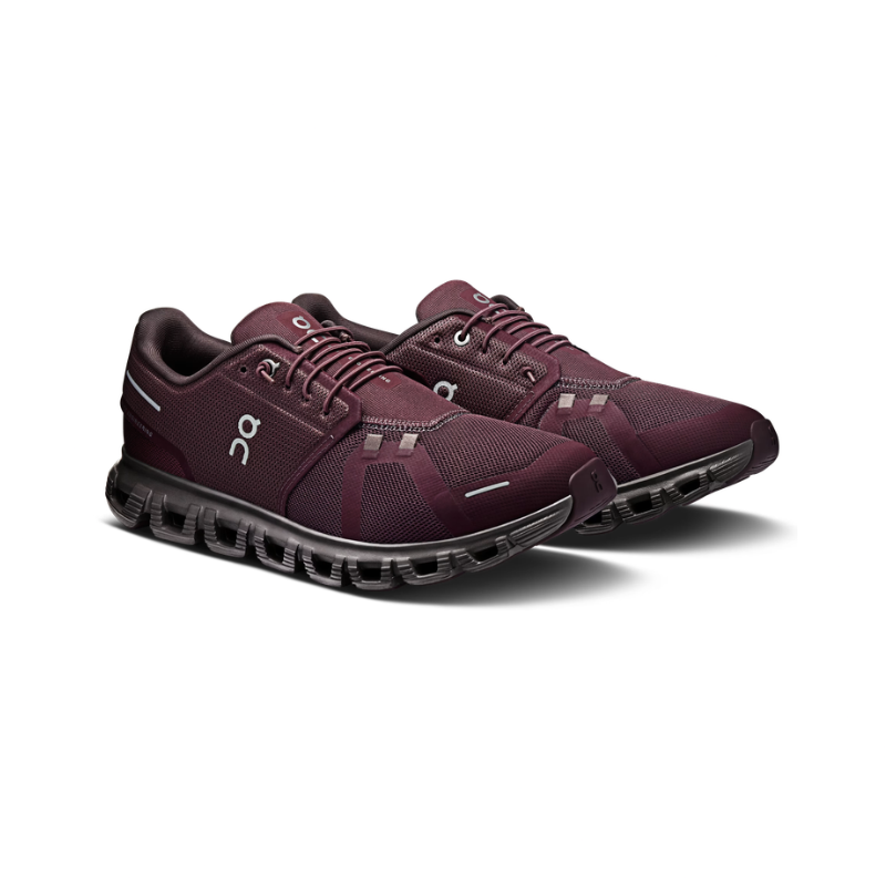 On Men's Cloud 6 Mulberry | Pebble