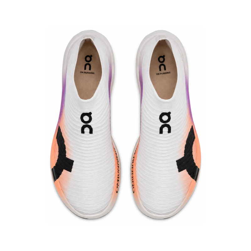 On Cloudboom Strike LS White/Purple/Orange
