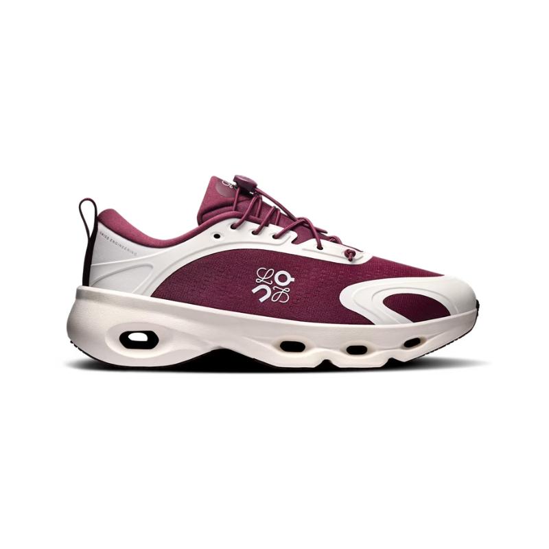 On Cloudsolo X LOEWE Burgundy / Eggshell