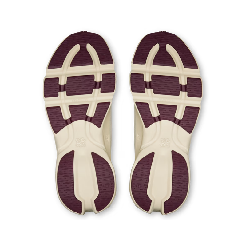 On Cloudsolo X LOEWE Sand | Burgundy