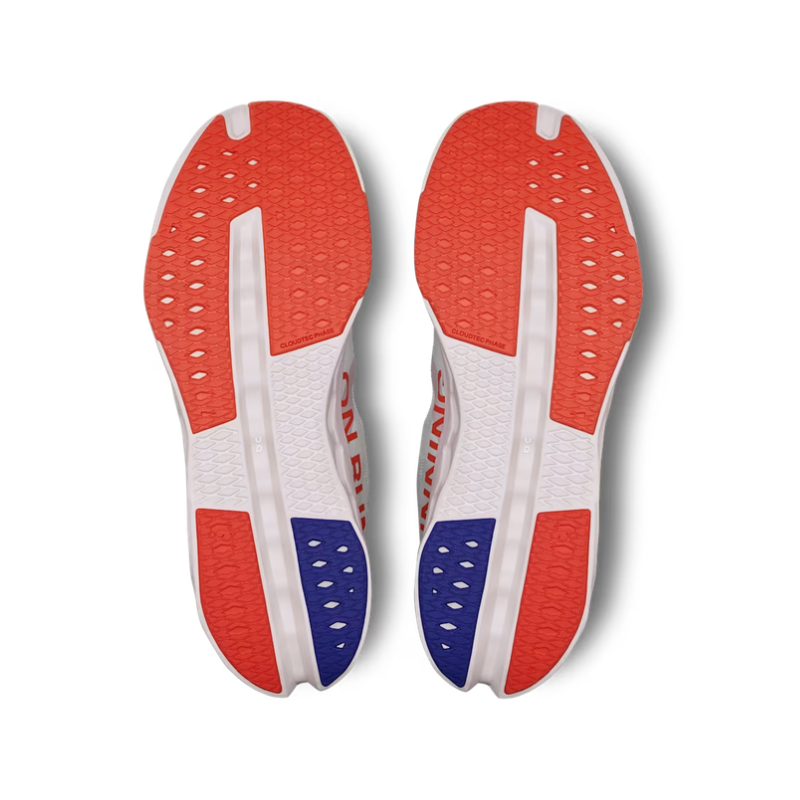 On Cloudsurfer Next in the White and Flame