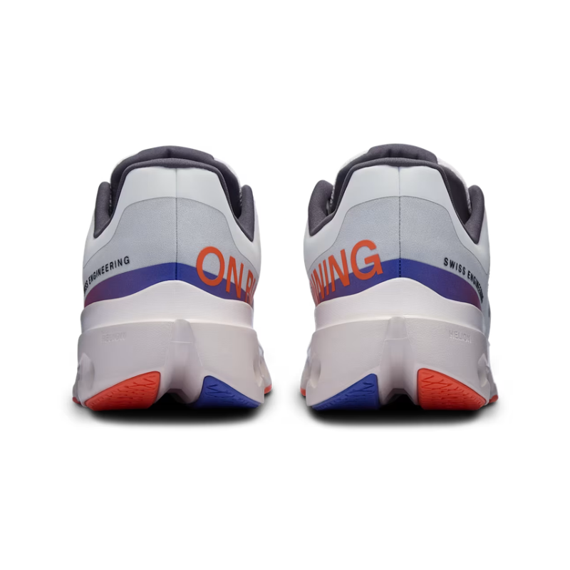 On Cloudsurfer Next in the White and Flame
