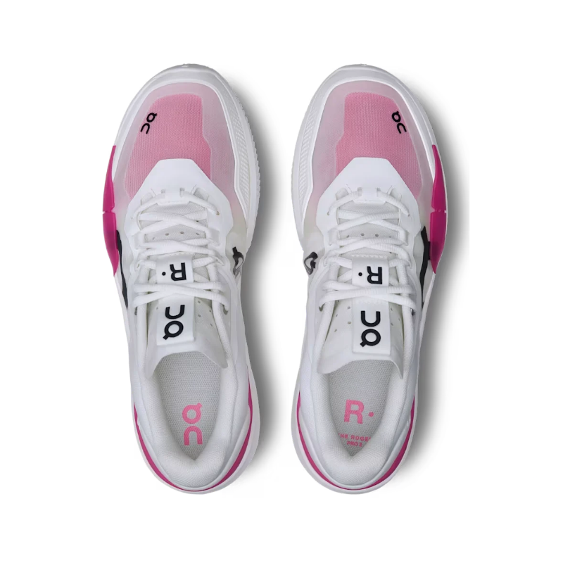 On THE ROGER Pro 2 Tennis White & Pink