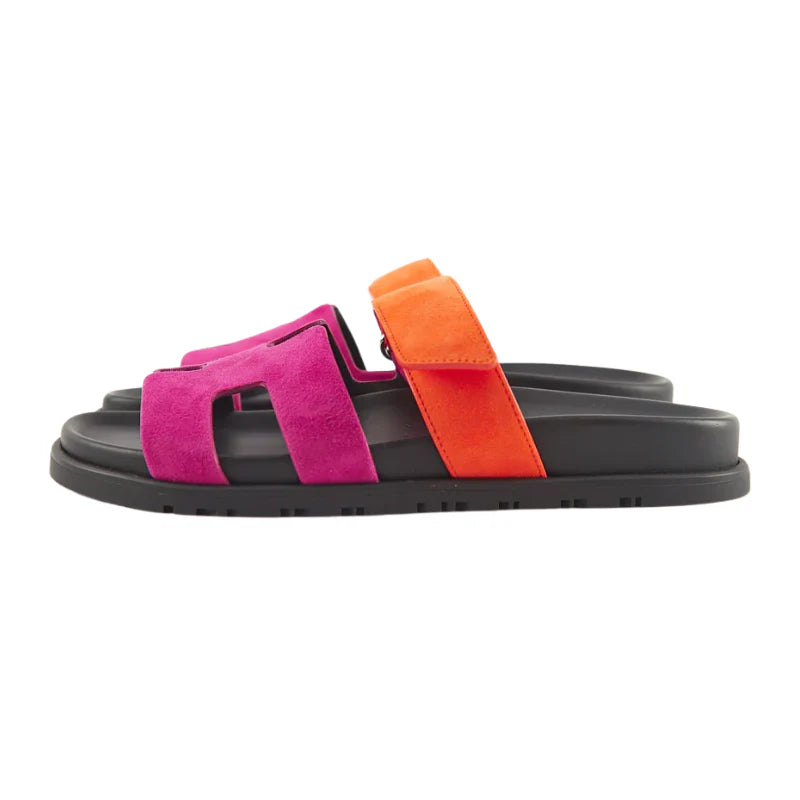 Hermes Chypre Sandal rouge cinétique / gold