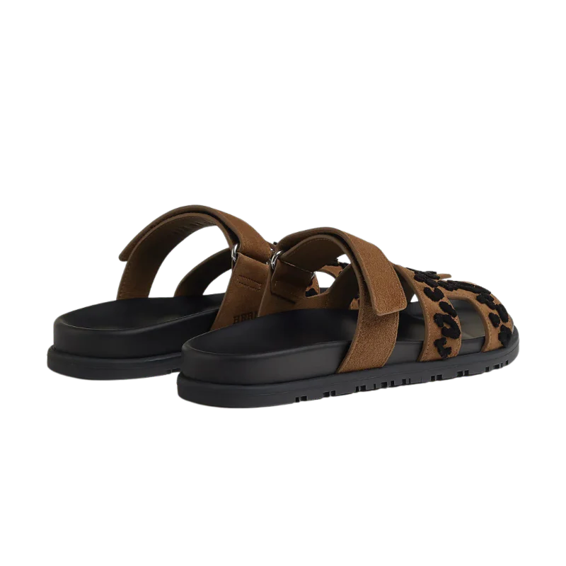 Hermes Chypre Sandal brun fumé / noir