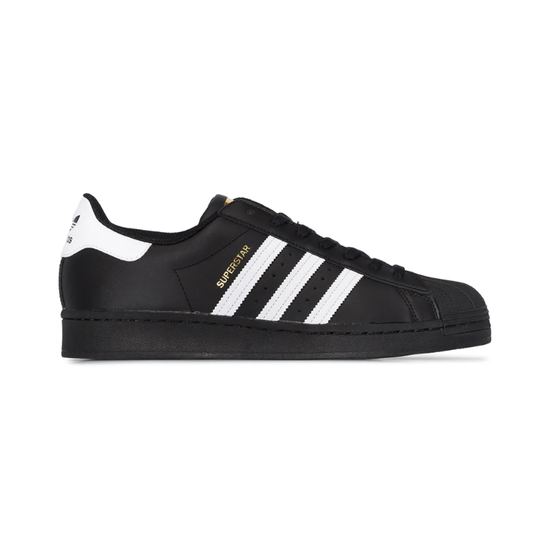 Adidas superstar black white
