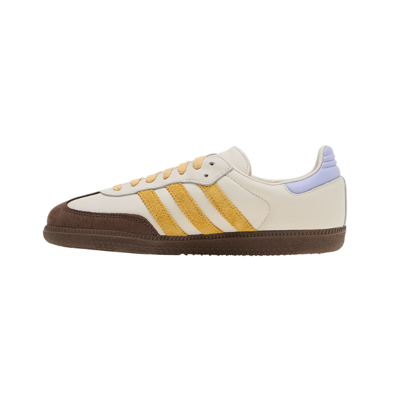 adidas Samba OG leather yellow/brown/cream white