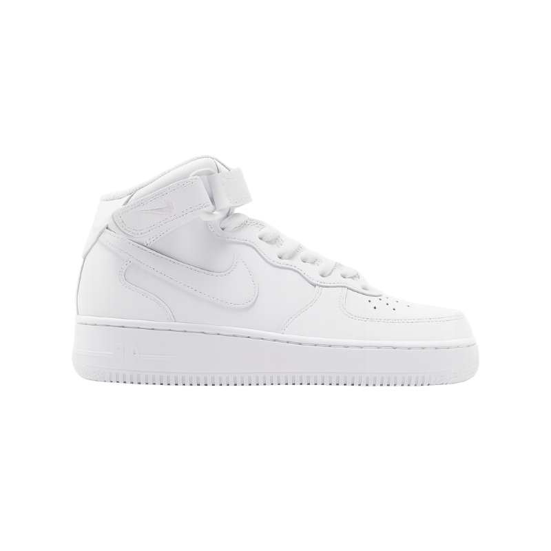 Nike Air Force 1 Mid plain white