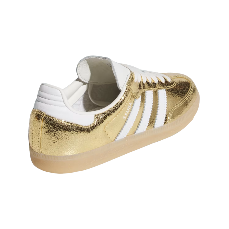 Adidas Samba OG Cracked Metallic Pack Gold