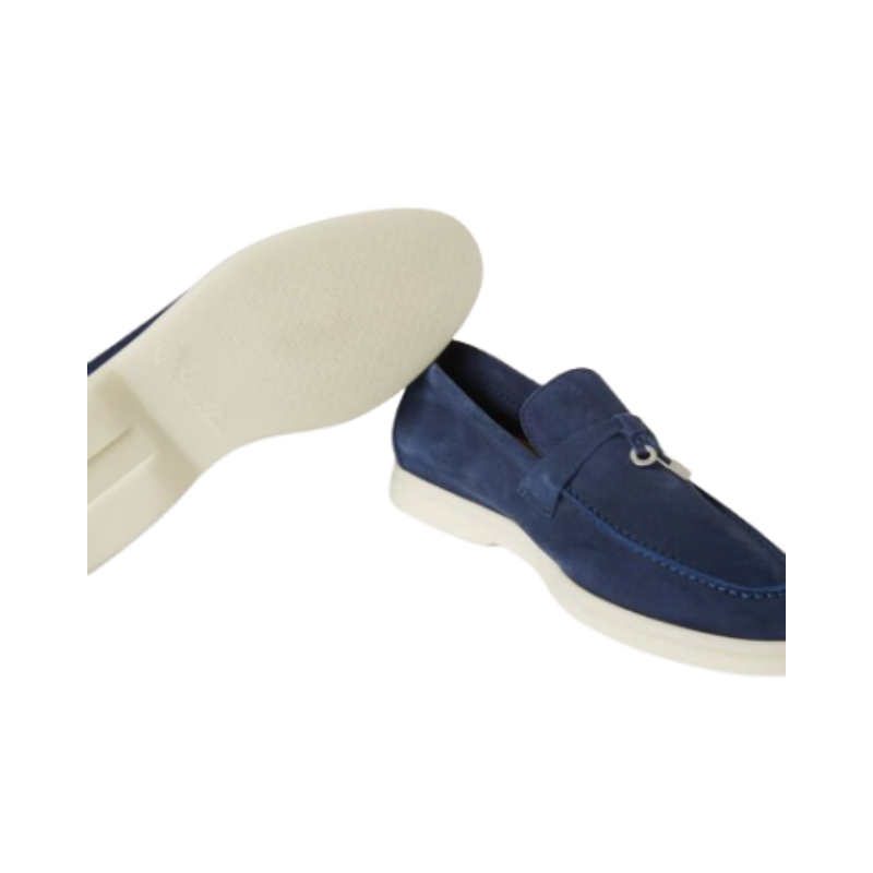 Summer Charms Walk Loafer Suede Dark Blue