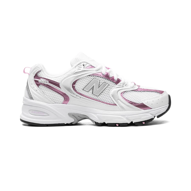 New Balance 530 mesh sneakers white/rose pink