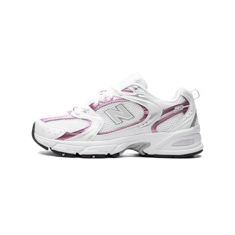 New Balance 530 mesh sneakers white/rose pink