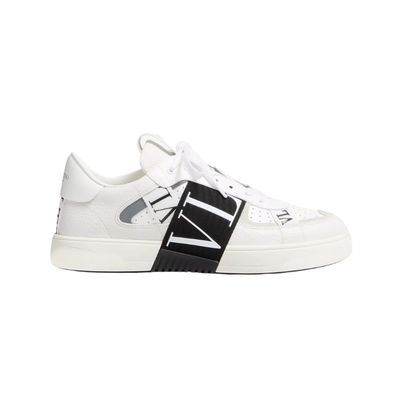 Valentino Garavani VL7N leather sneakers - White Black