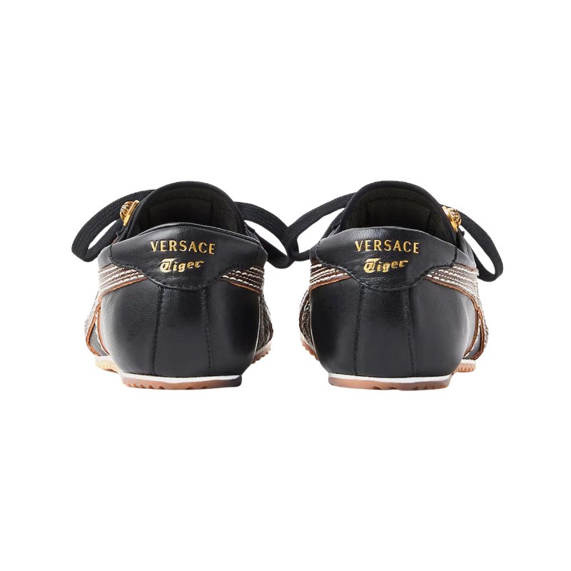 Versace x Onitsuka Tiger TAI-CHI Sakura low-top Black Brown.