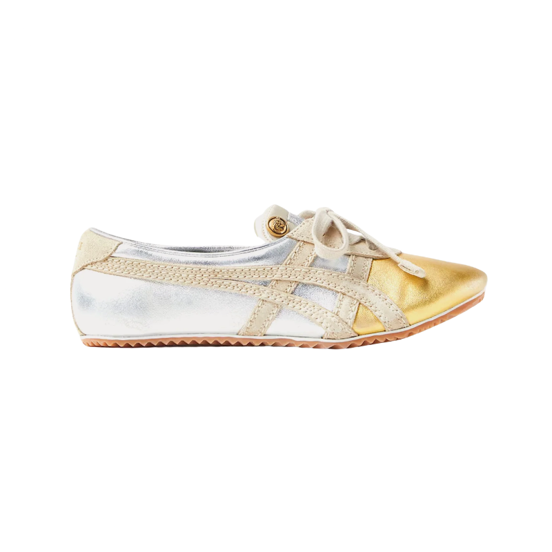 Versace x Onitsuka Tiger TAI-CHI Sakura Metallic Silver Gold