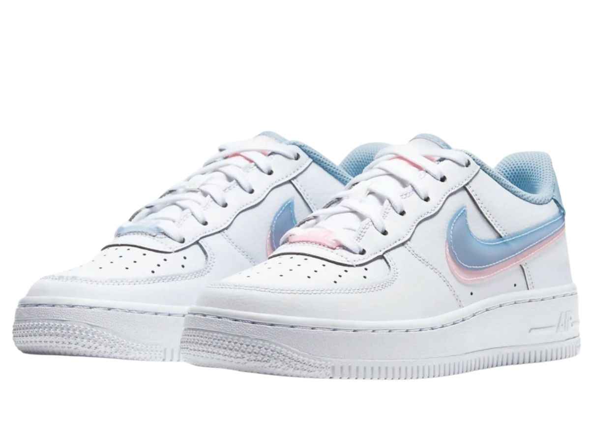 Nike Air Force 1 Low Double Swoosh Light Armory Blue