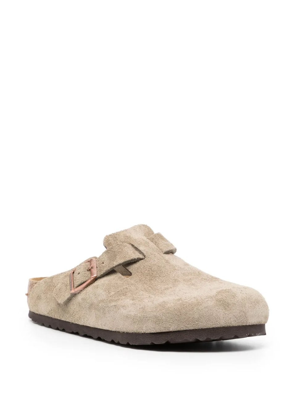 birkenstock boston taupe suede